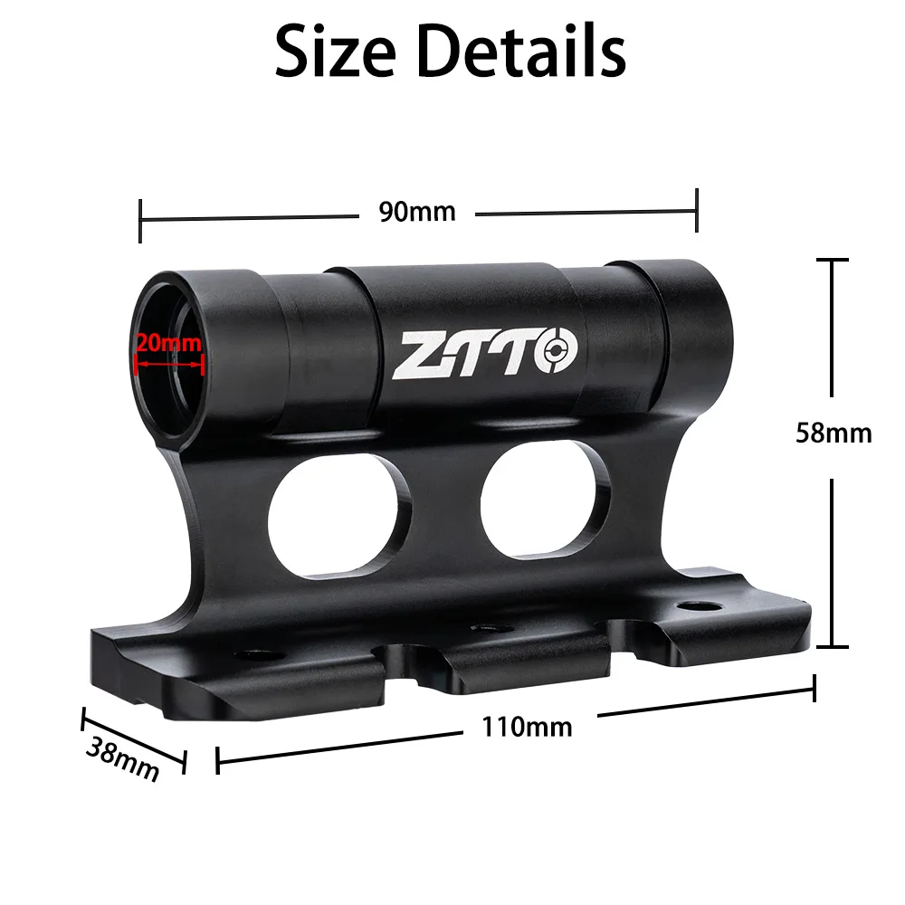 ZTTO Bicycle Fork Mount Car Roof Rack Support Quick Release Thru Axle Carrier MTB Road Bike Front Fork Block Stand Holder Racks