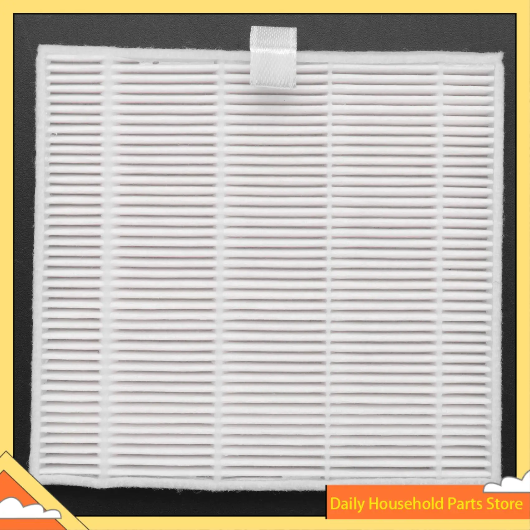 【Grande venda】1 peça de acessórios de substituição de tela de filtro para ilife v8 v8s x750 x800 x785 v80 robô vassoura (branco + preto)