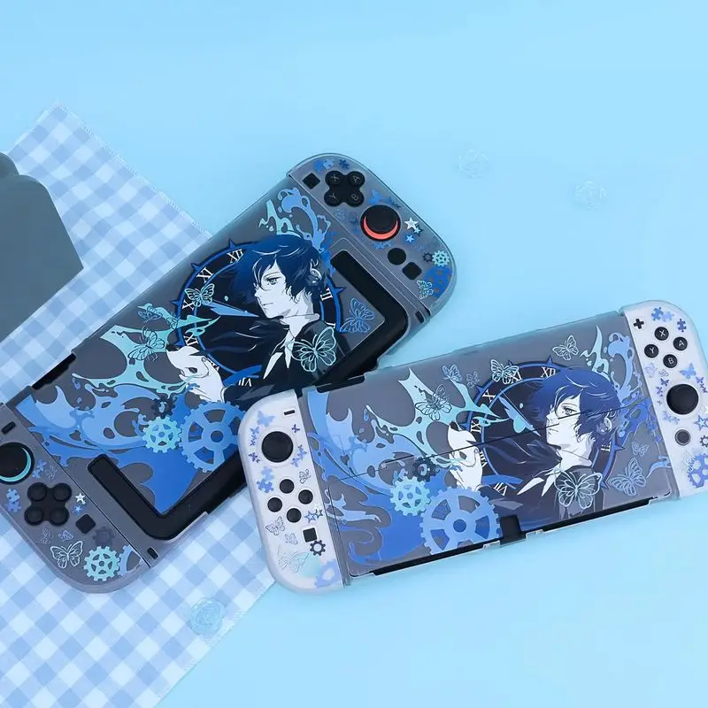 Hot Case Semi Transparent Persona 3 Makoto Yuki Hard Protective Pattern Compatible With Switch 2 Oled Lite Game Console Cover view 3