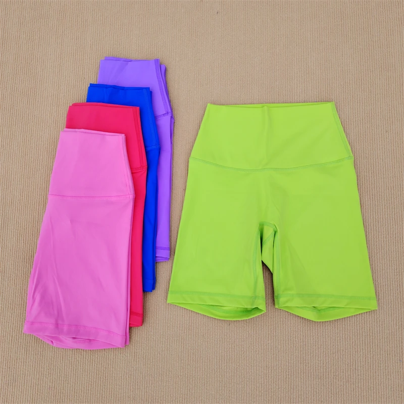 Women's Cycling Shorts Sexy Outdoor Sport Shorts Gym Solid Color Yoga Tight Shorts Fashion Fitness Tennis Pants Soft Comfortable