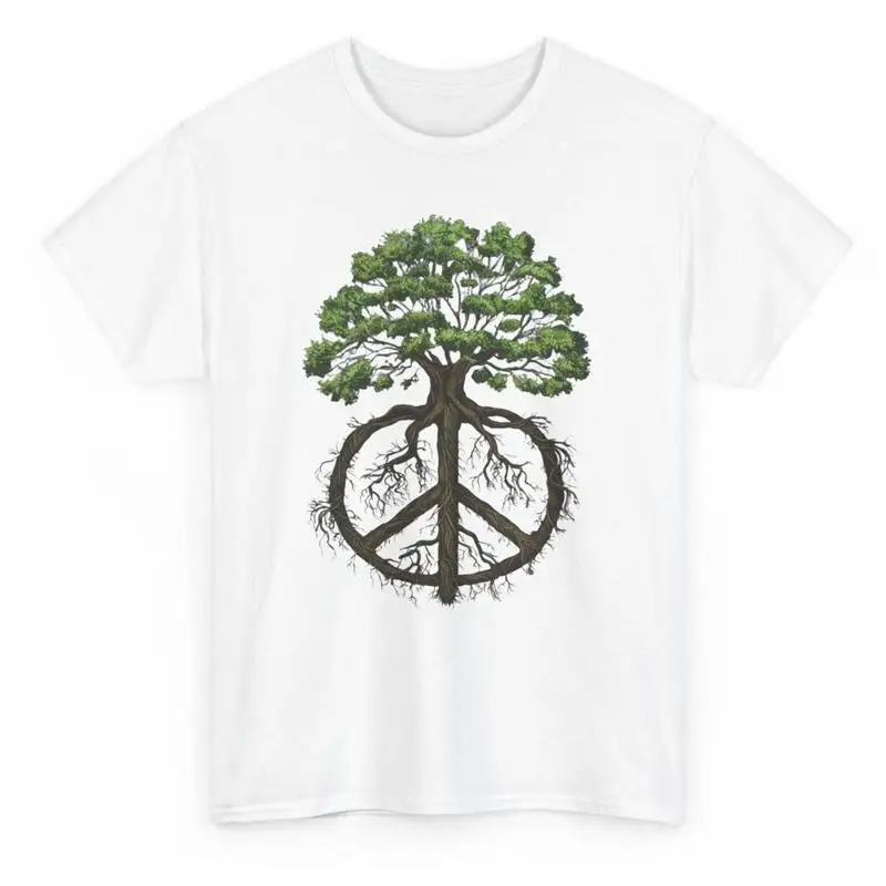 

Artistic Peace Tree T Shirt Nature Lovers Novelty