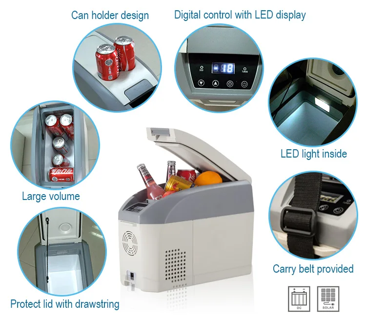 Camping Car Refrigerator Factory Price Car Refrigerators Compressor Freezers Mini Fridge For Outdoor Camping Fishing Boat