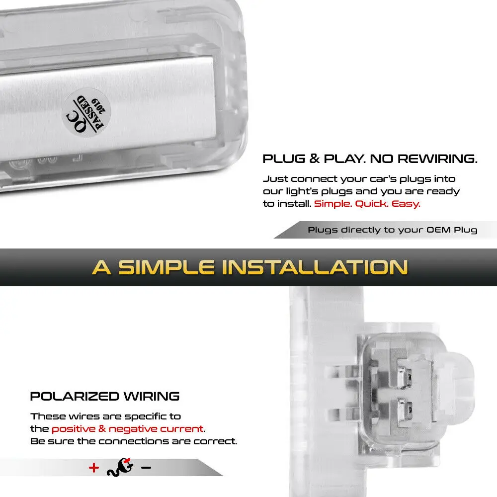 Luz Interior LED para maletero de coche, lámparas para Honda Civic Fit Jazz Accord City Insight HR CR V Acura MDX YL RDX TLX TSX