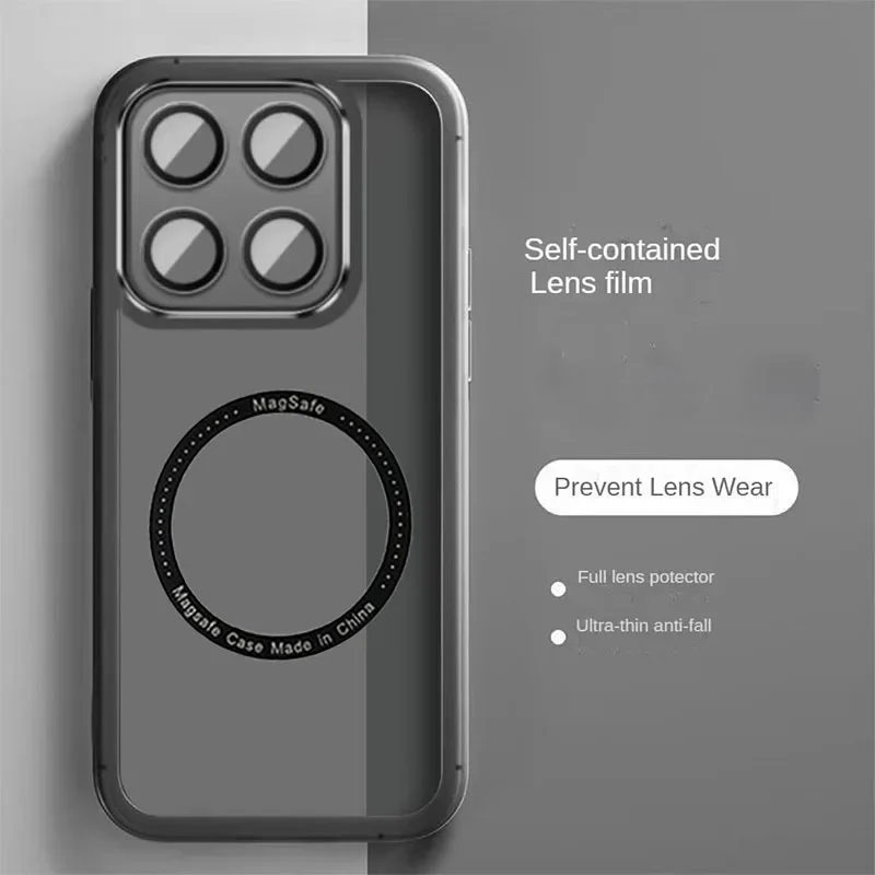 Luxury Transparent Magnetic Protect Case For MOTO G86 Power G56 G66J G66Y G85 G75 G45 G35 G15 G05 MagSafe TPU Protect Soft Cover