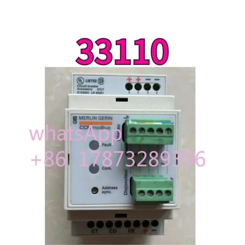 

The second-hand 33110 CCM Modbus communication module tested OK and its function is intact