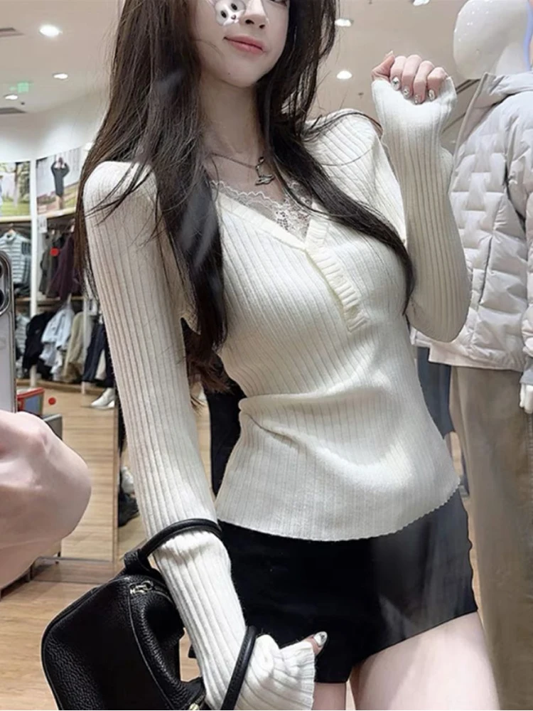 

Sweaters Jumpers Pullovers Womens Elegant Chic Woman Top Irregular Sweater Batwing Sleeve Halloween Horror Festival Party Gothic