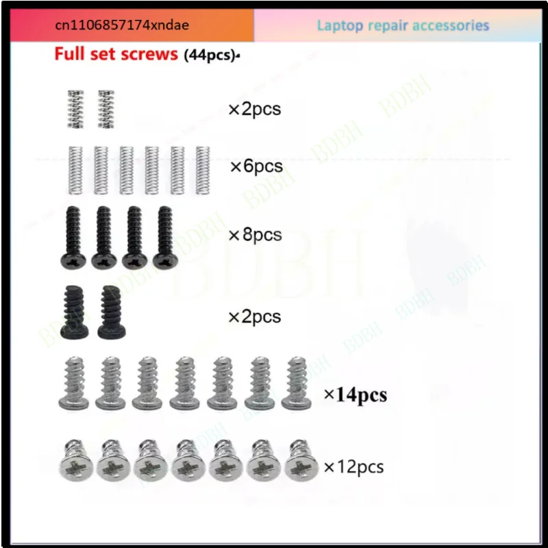 Replacement Full Screws Set Spring Repair Kit for Nintendo Switch Console Joycon Left Right