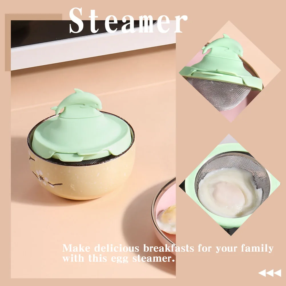 

Microwave Steamer Kitchen Supplies Silicone Holder Convenient Boiling Container Home Steamer Cup Heat Resistant Household Egg