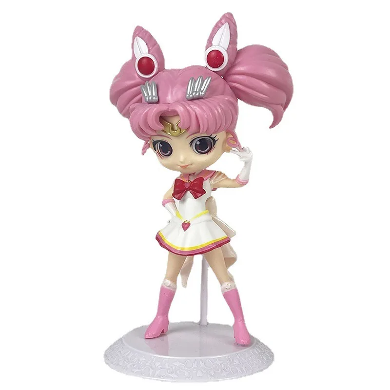 Sailor Moon Anime Tsukino Usagi Chibiusa Action Figures Collection Model Toys Car Cake Decoration Ornament Gifts