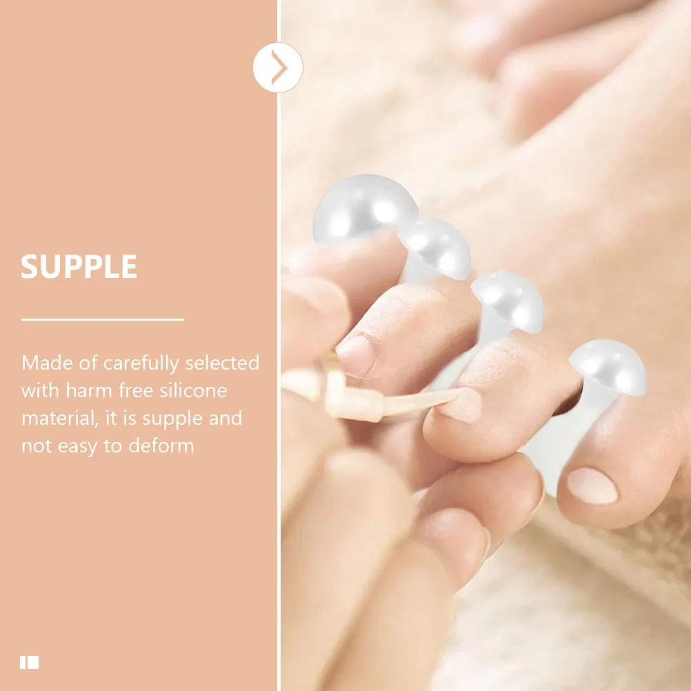

8pcs Separators for Nail Polish Pedicure Tools Thumb Spreaders Divider Non Deform Comfortable Practical Manicure Accessories