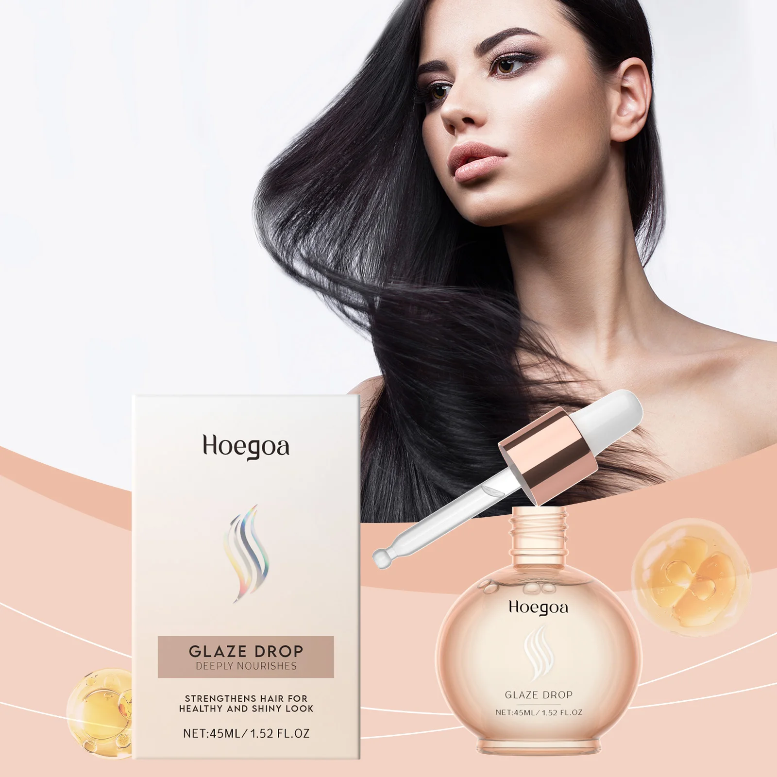 

Hair Care Essential Oil - Nourishing Essential Oil for Smoothing Hair, Enhancing Natural Shine, Boosting Volume and Taming Frizz