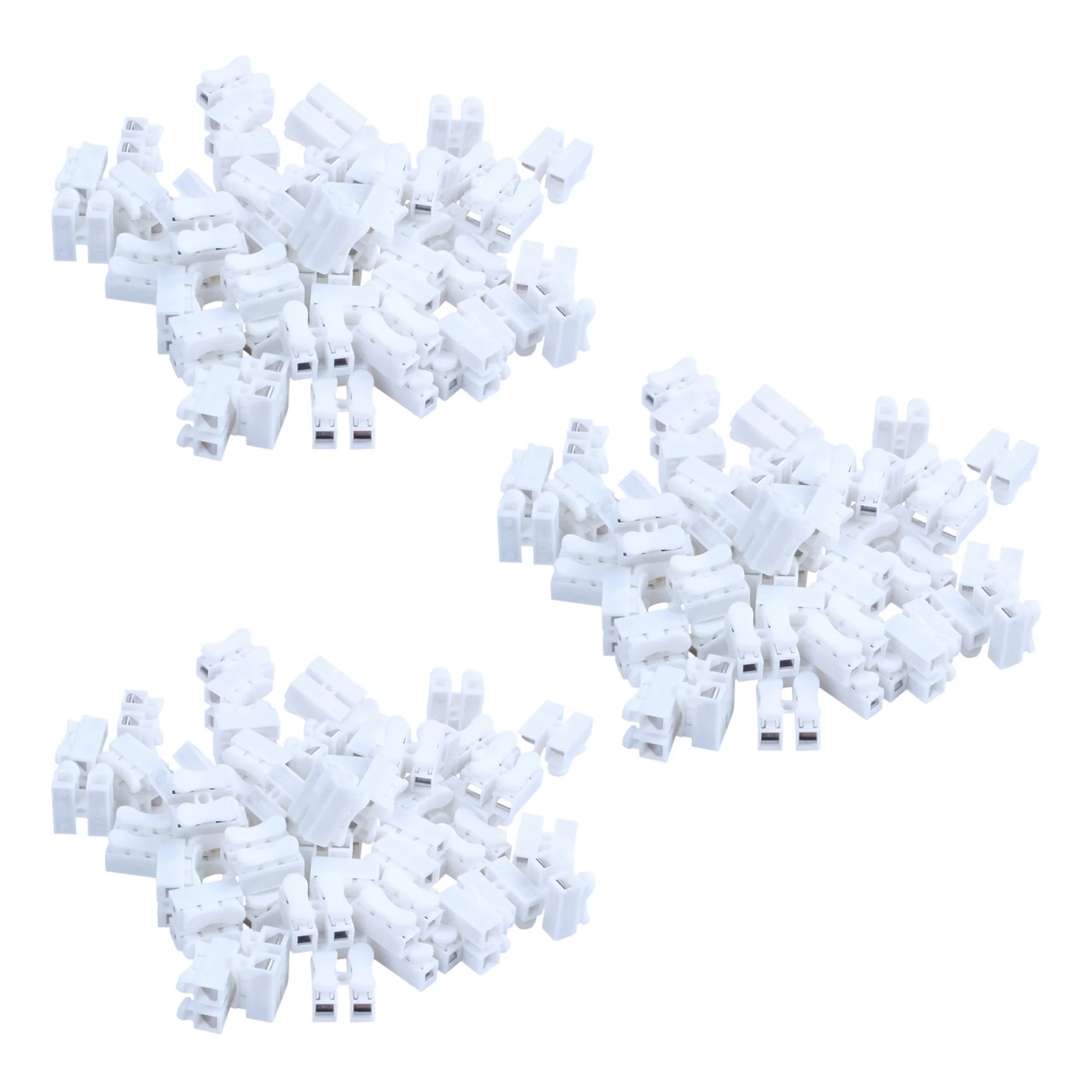 AB33-150PCS CH2 Spring Quick Wire Connector Cable Clamp Terminal Block Connector For LED Strip Light