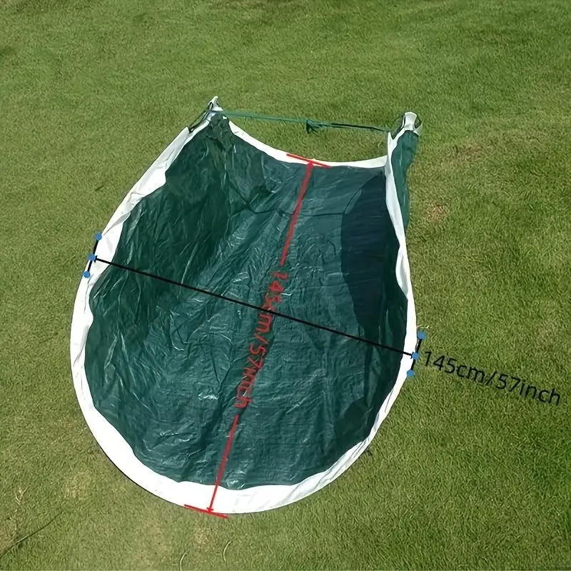 البستنة في الهواء الطلق طوي ورقة جامع المنبثقة جولة ورقة مجرفة حديقة القمامة جمع