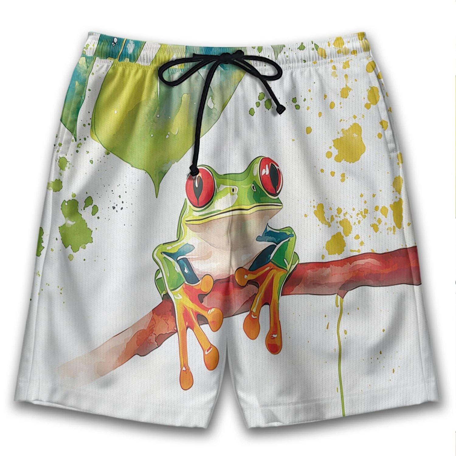 Funny 3d Print Frog Beach Shorts Men Swim Trunks Summer Animal Sports Surfing Board Shorts Child Holiday Party Bathing Suits