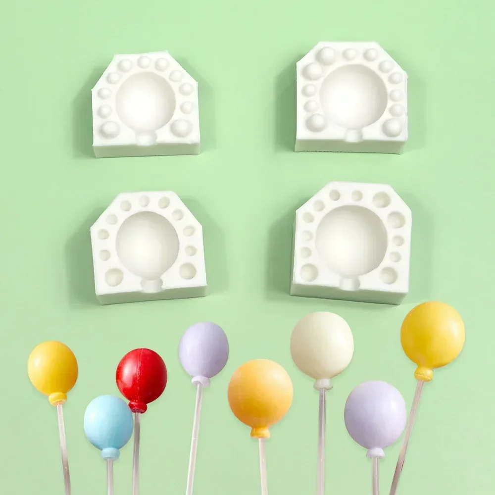 2pcs/set Balloon Silicone Molds DIY Fondant Chocolate Mold Cake Decorating Tools Resin Clay Mould Kitchen Bakeware Accessories