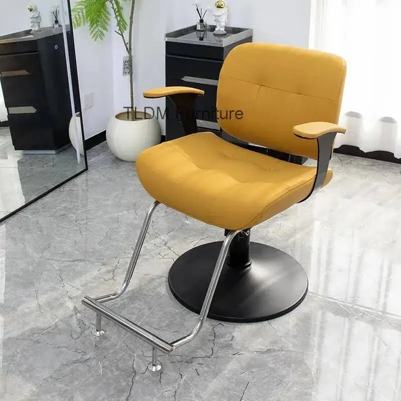 معدات الحلاقة كرسي الحلاق مريح الحديثة الفاخرة تصميم كرسي الصالون الملحقات أثاث صالون Sillon De Barbero