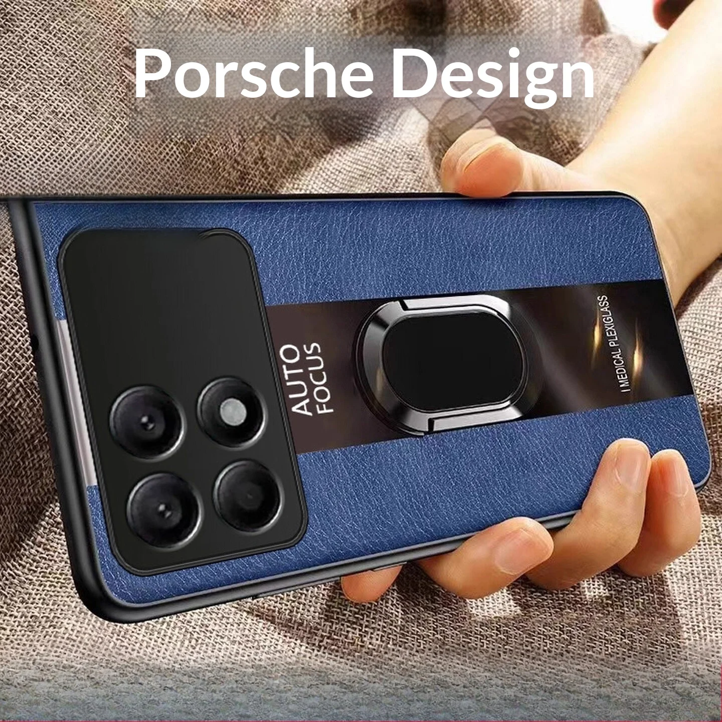 Para xiaomi poco f8 ultra f8 pro caso de luxo couro porsche design fosco suporte capa para poco f8 ultra à prova de choque pára-choques funda