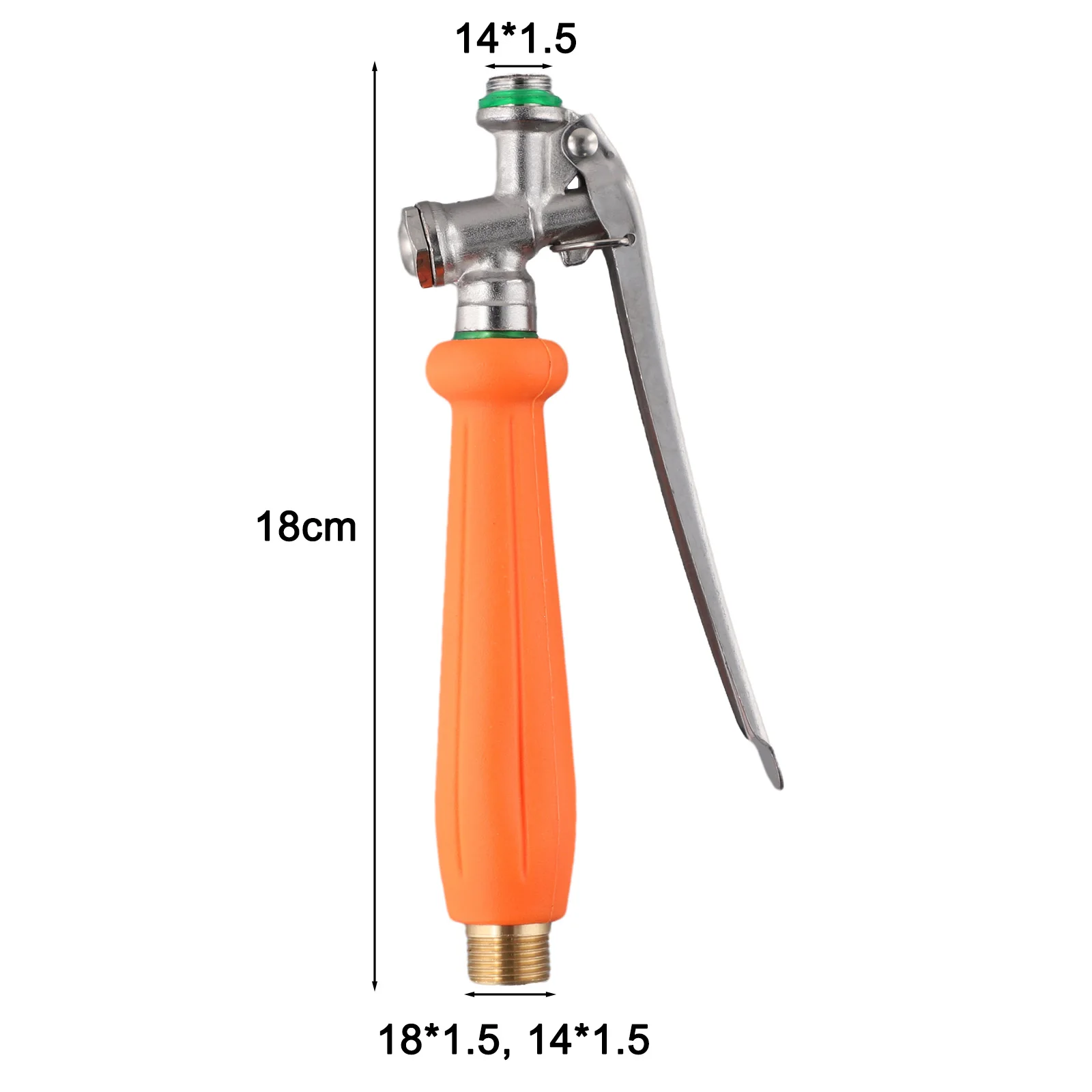 Adjustable Nozzle Garden Sprayer Parts Fits Standard Garden Hose Multiple Spraying Modes Powerful Watering Accessory
