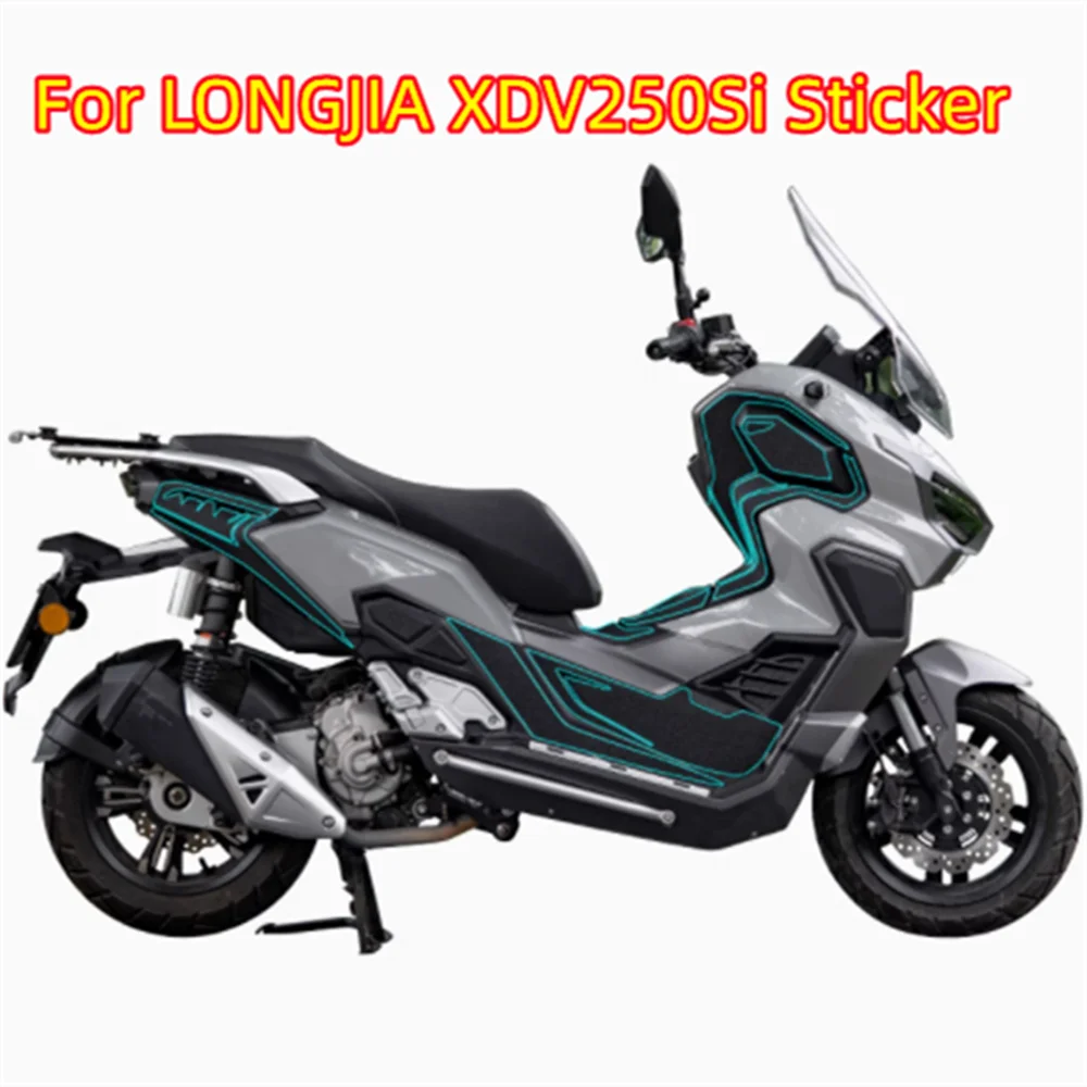 For LONGJIA XDV250Si sticker protective film anti scratch sticker accessories modified parts