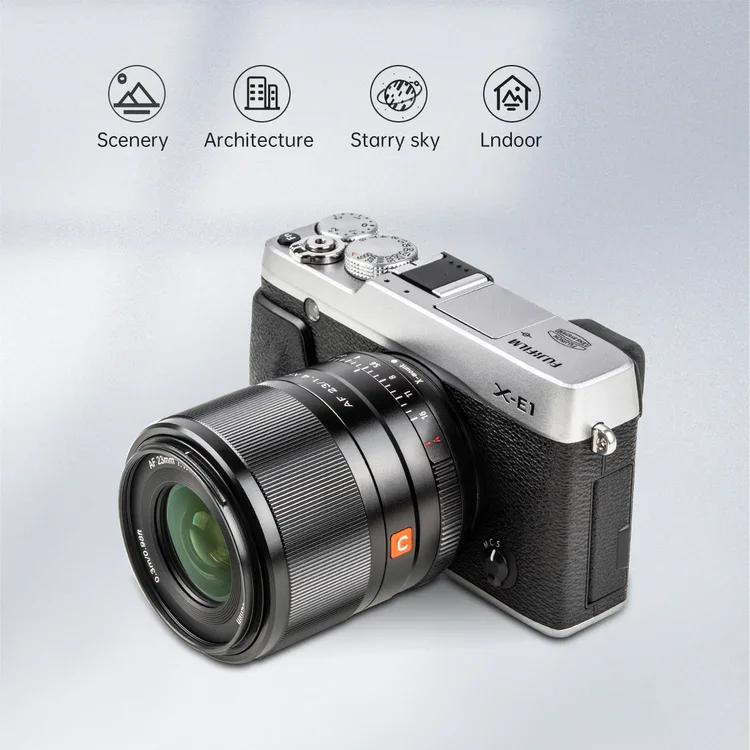 Viltrox 23 مللي متر F1.4 أسود APS-C AF عدسة فائقة واسعة الزاوية التركيز التلقائي لسوني E-Mount ZV-E10 a7 A6 نيكون Z فوجي X-Mount