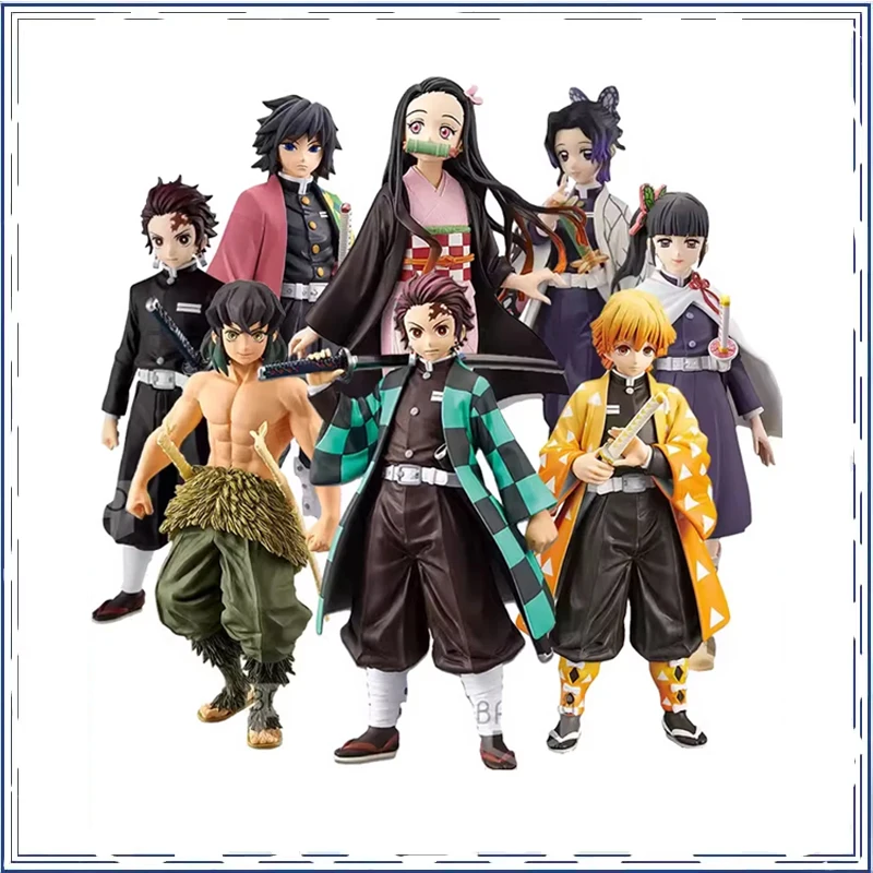 BANDAI Anime Demon Slayer Kamado Tanjirou Kamado Nezuko regali di natale o collezione giocattoli modello Action Figure originali