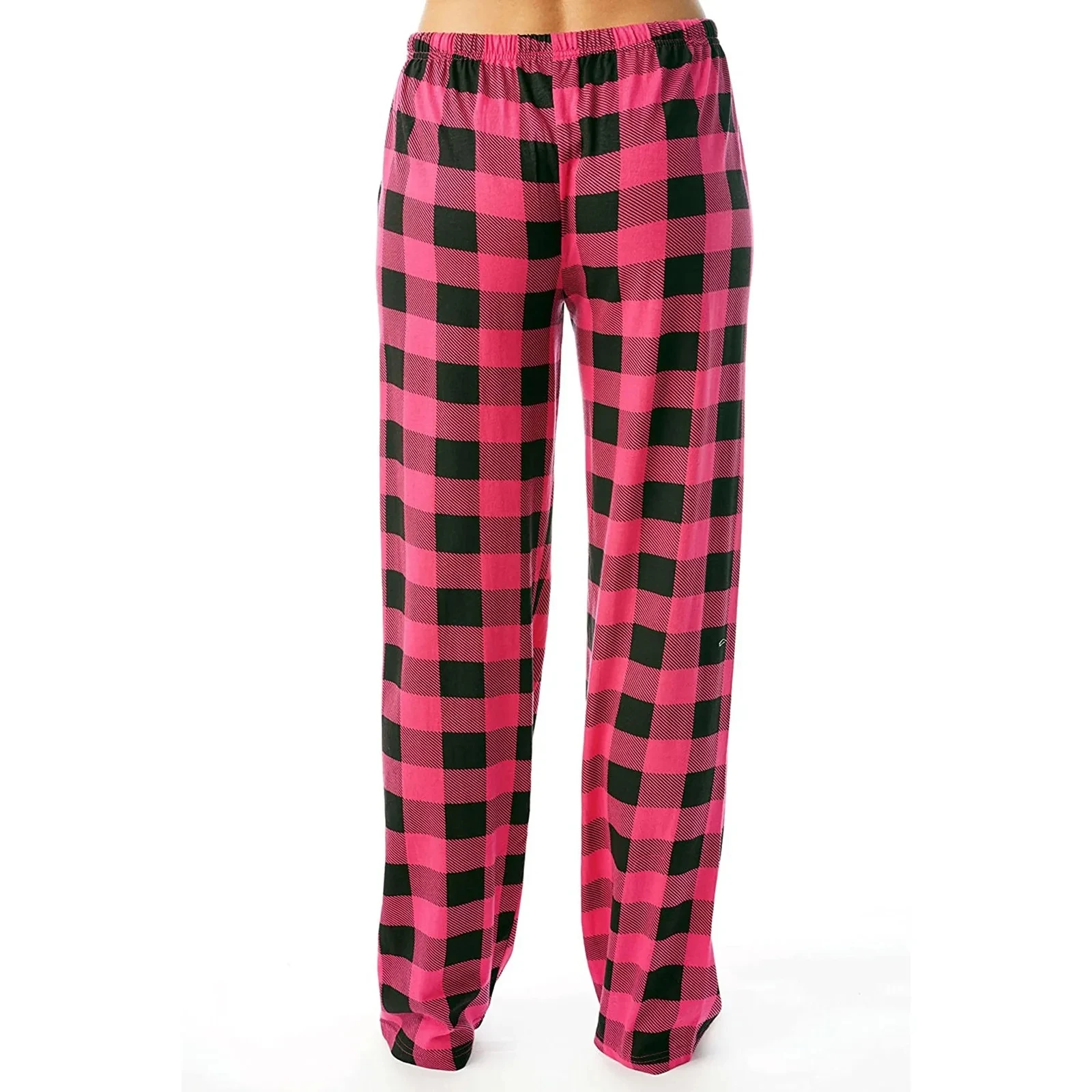 Women Plaid Cotton Loose Ladies Pajama Pants Pyjama Trousers Men Sleep Bottoms Lounge Wear Sleep Lounge Pants Bottoms Stretch