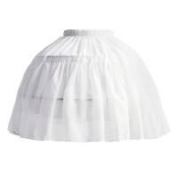 Women Girls Ruffled Short Petticoat Solid Fluffy Bubble Tutu Skirt Puffy Half Slip Prom Crinoline Underskirt No Hoop