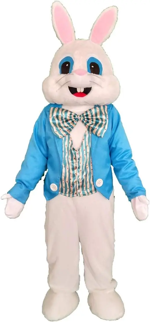 

Funny Easter Bunny Bugs Rabbits Mascot Costume for Adult Halloween Party