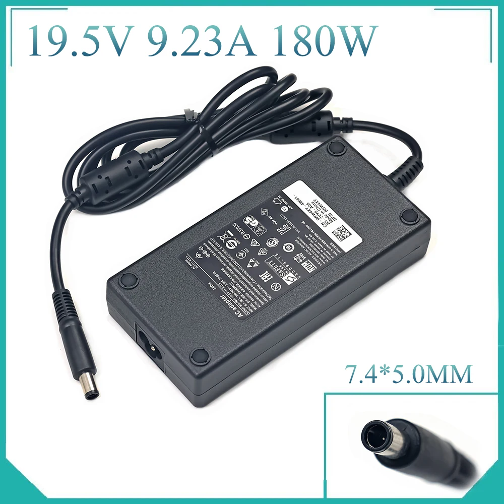 180W 19.5V 9.23A Laptop AC Adapter for Dell Precision M4600 M4700 M4800 Alienware 13 R3 G3 Charger DA180PM111 597609-001