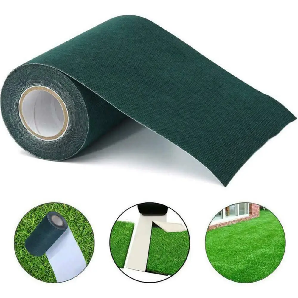 Garden Self Adhesive Joining Green Tape Track And Field Self-adhesive Seam Lawn Tape Garden Carpet Connection Decor Gardening