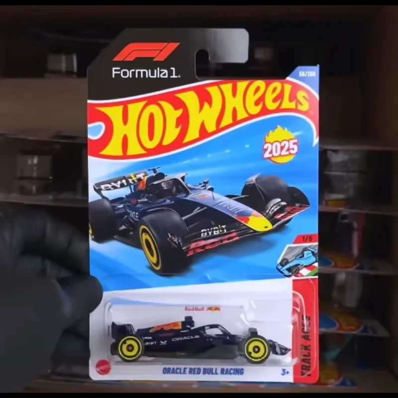 Hot Wheels Cars 2025 C Case Oracle Red Bull Racing Diecast Mattel F1 Model HW Cars Max Verstappen Alloy Car Model Birthday Gifts