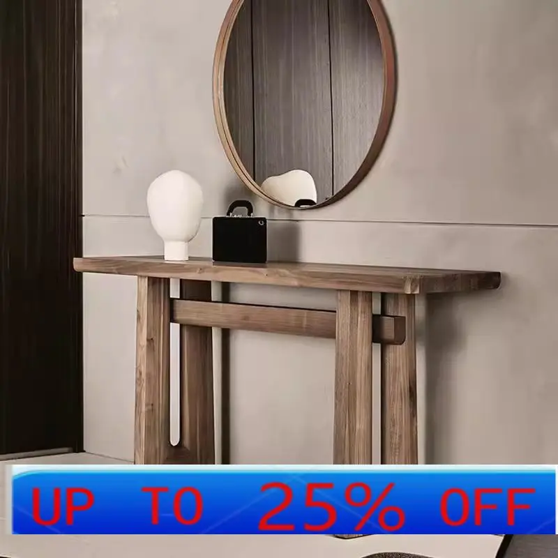 

LH new pine entrance table wabi bar case end view table entrance cabinet against the wall desk