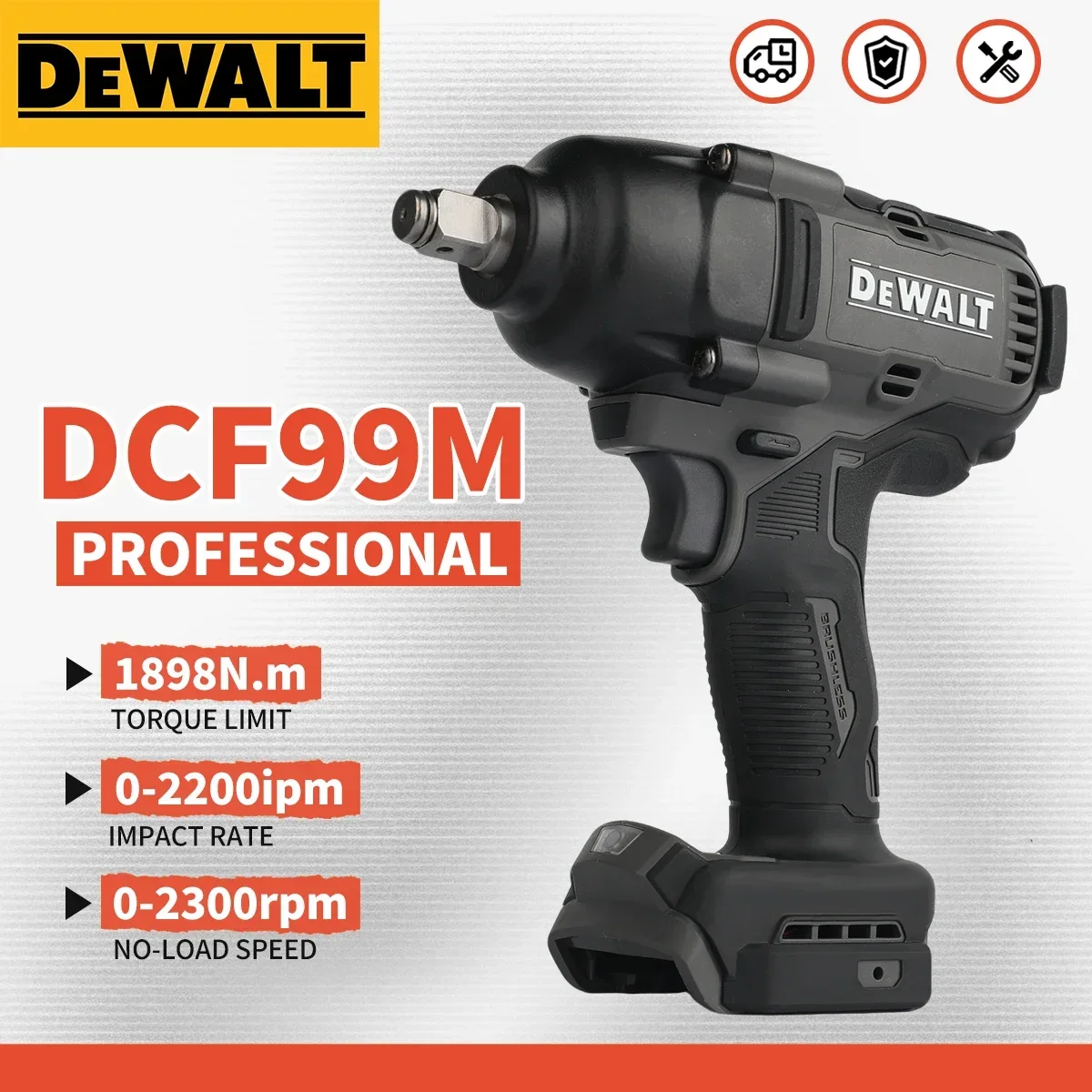 DEWALT DCF99M Cost-effective Industrial Wrench perfect for home garage DIY and professional engineering construction jobs tools