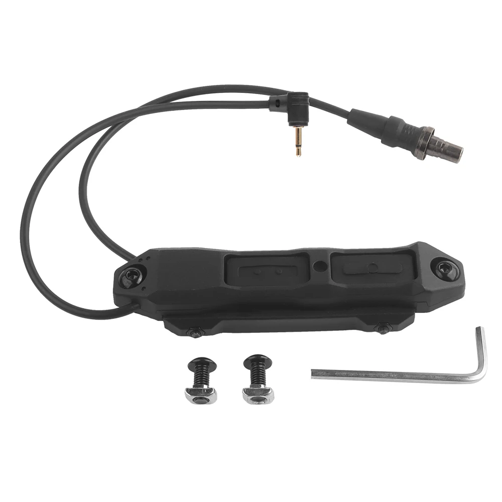 

Тактический фонарик, дистанционный двойной функциональный переключатель, переключатель давления для страйкбола для PEQ-15 NGAL, лазерные и тактические фонарики