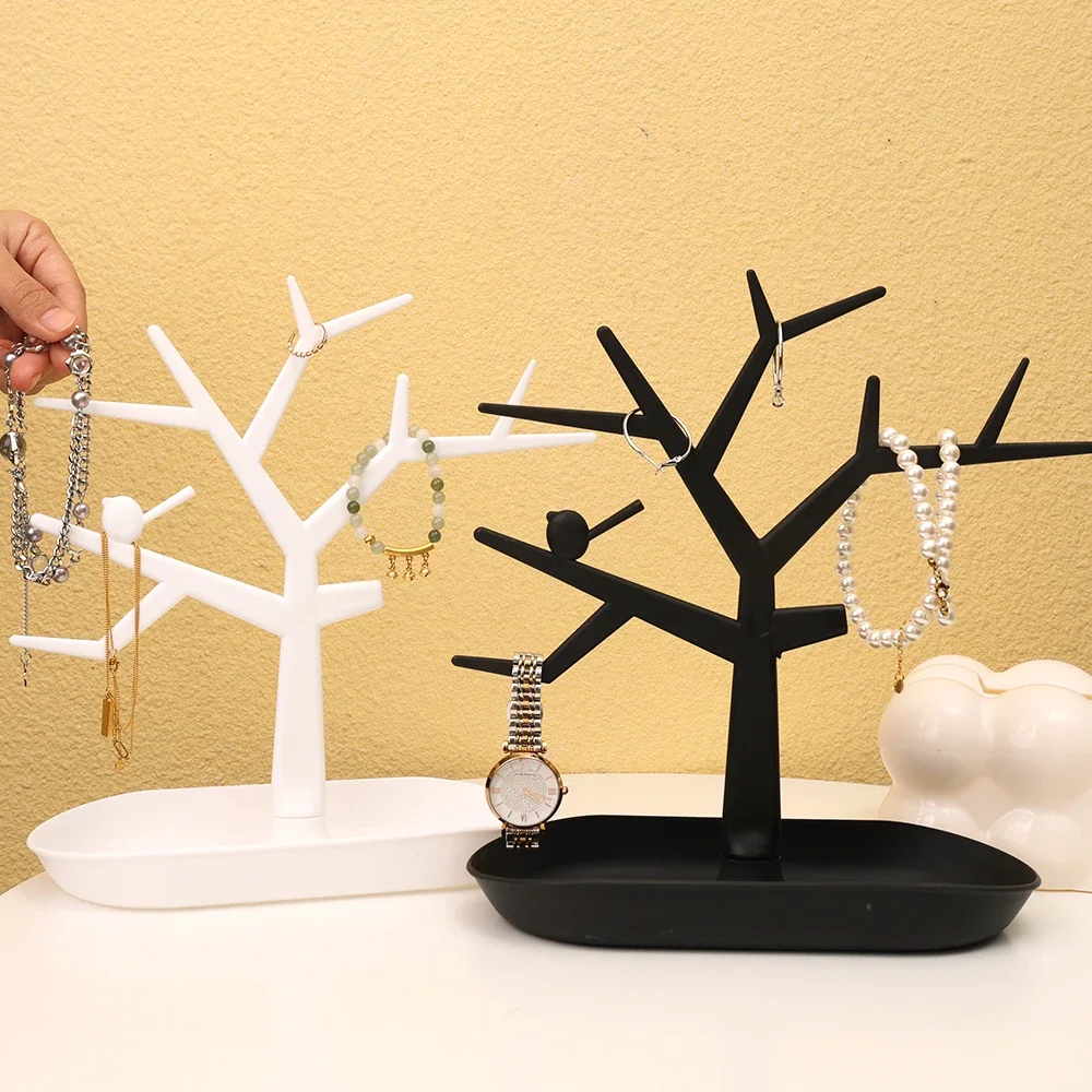 1PC Tree Hanger Creative Necklace Jewelry Necklace Bracelet Jewelry Display Rack Creative Earrings Ring Storage Rack