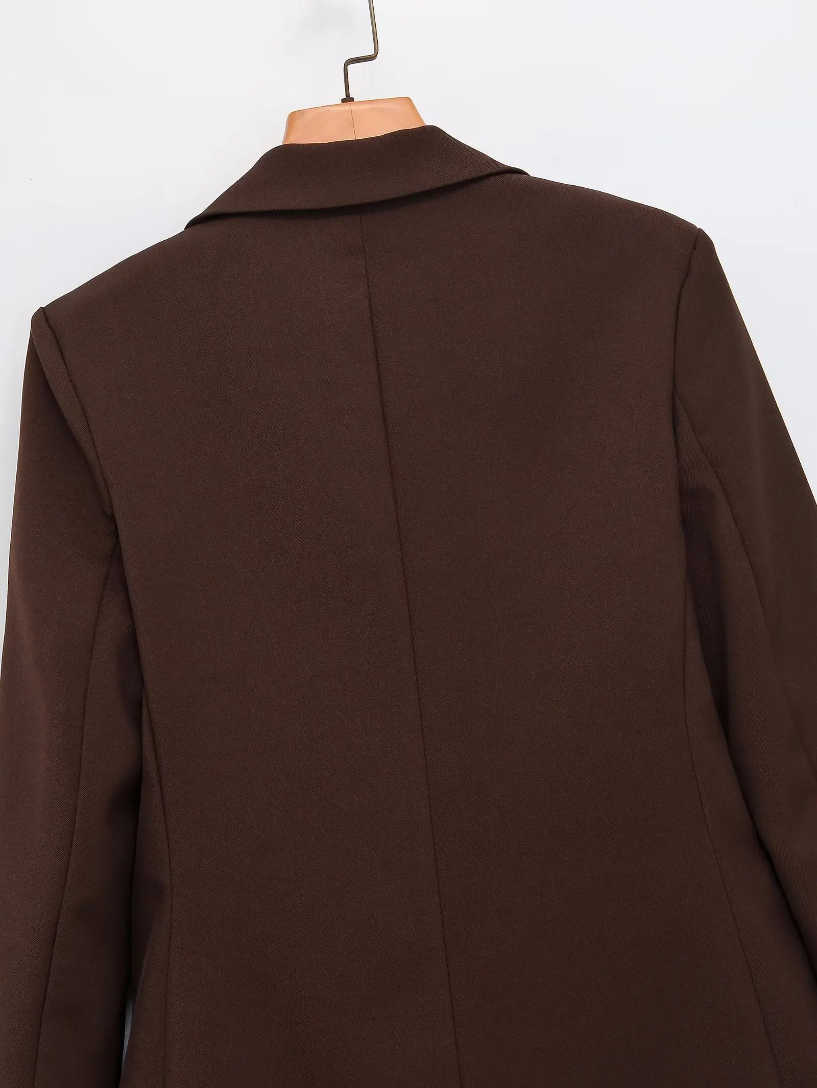 KONDALA Damen-Pendler-Blazer mit Spitzenbesatz, elegant für Dinner, Cocktailparty, schmal geschnitten, 2026 Frühherbst, trendiger High-Street-Blazer – Detail 24
