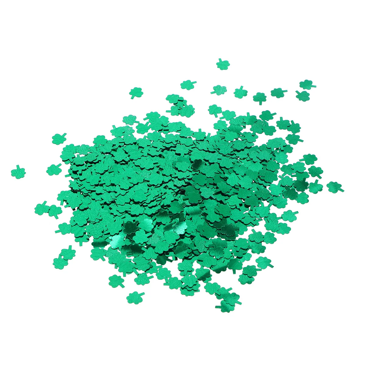 

St Patrick's Day Shamrock Confetti Sequins Dark Green 15G Clover Cutouts Party Decorations Table Setting St Patrick Sequins