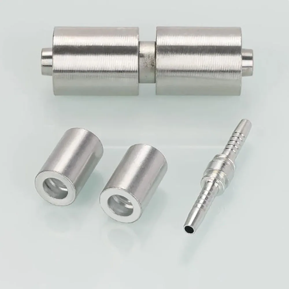 High Pressure Oil Pipe Hose Crimping Pagoda Straight Through Conversion Joint 6MM38m'm Carbon Steel 45 Steel