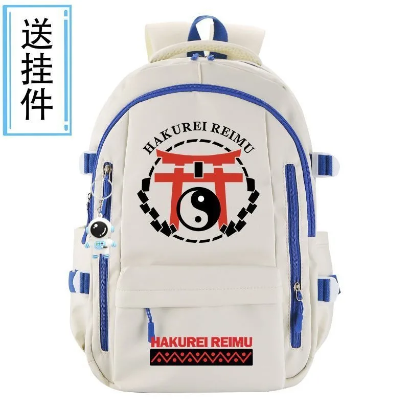 

Breathable mesh, 31×44×19cm Black Red Blue Grey, Touhou Project, Student Kids Teens School Bags, Anime Backpacks Girls Boys