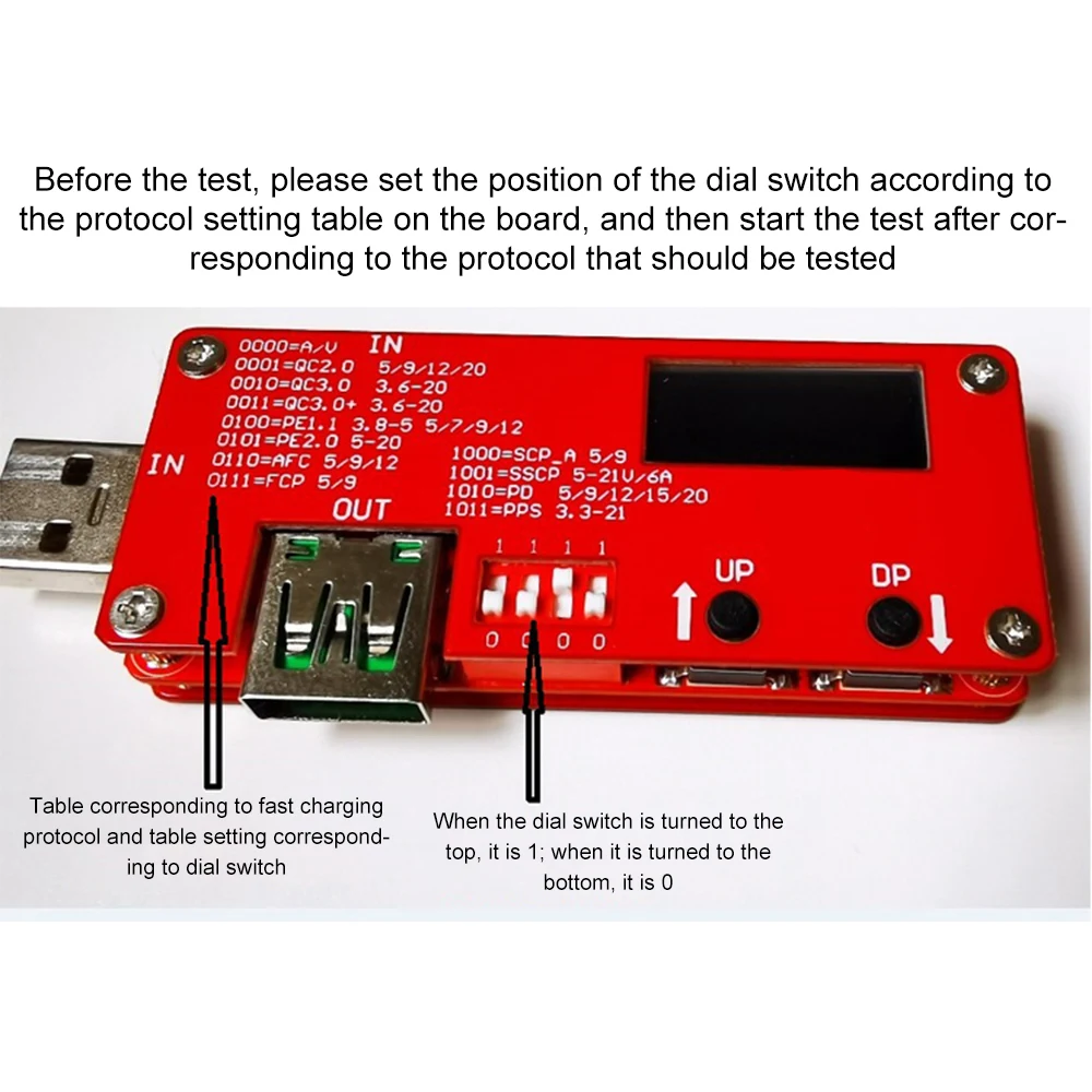 2 IN 1 PD2.03.0/QC2.03.0/PPS/PE/SCP/SSCP protocollo Fast Charge Trigger Decoy Board 28V 5A QCQC2.0/3.0 Trigger rilevatore di tensione