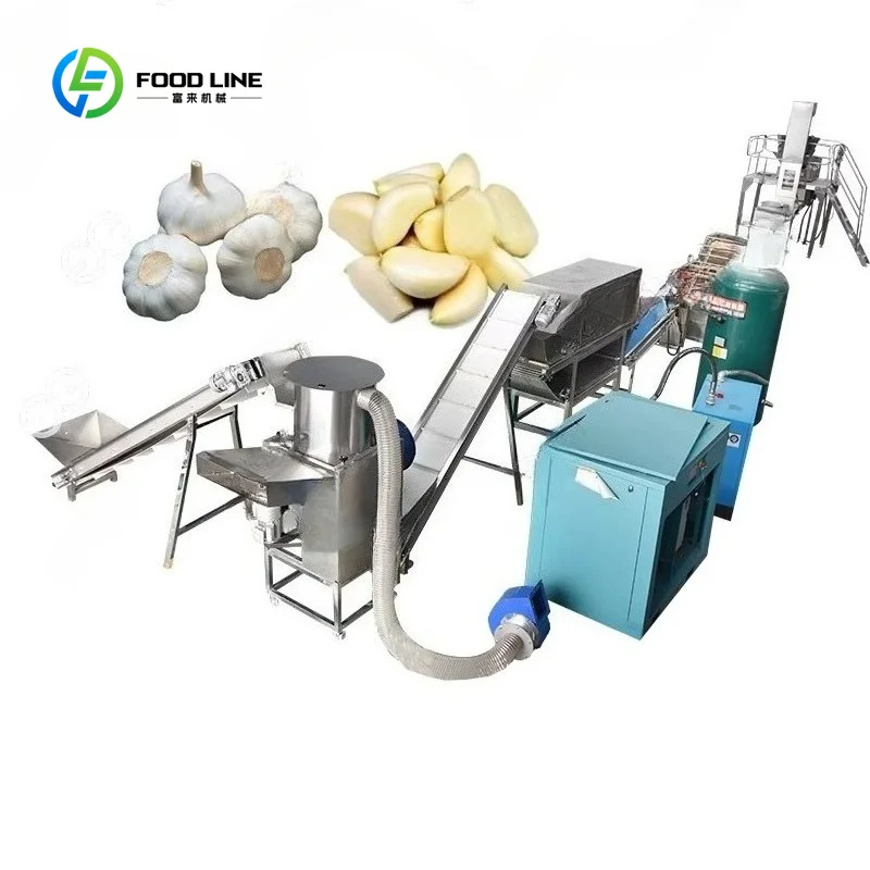 Customized  Industrial Garlic Peeler Machine Single Phase Garlic Skin Peeling Maker New Garlic Peeling Machine