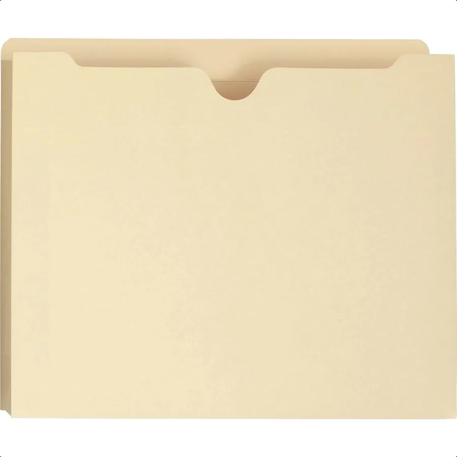 

File Jacket Reinforced Straigut Tab 1 Expansion Letter Size Manila 50 per Box 75520