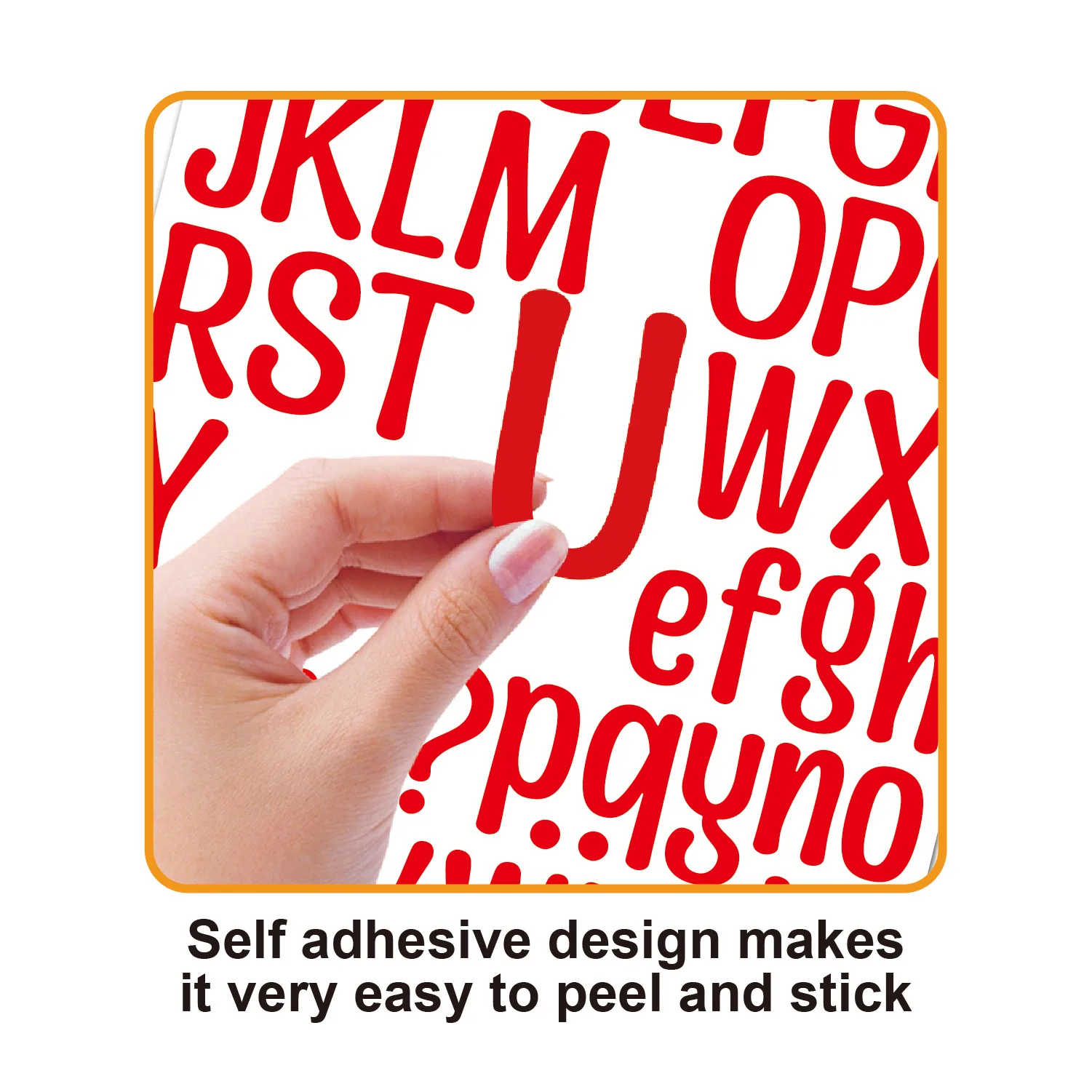 1.5 Inch Multicolor Letter & Number Stickers, Waterproof Alphabet Combo for Holiday Gift DIY Decoration