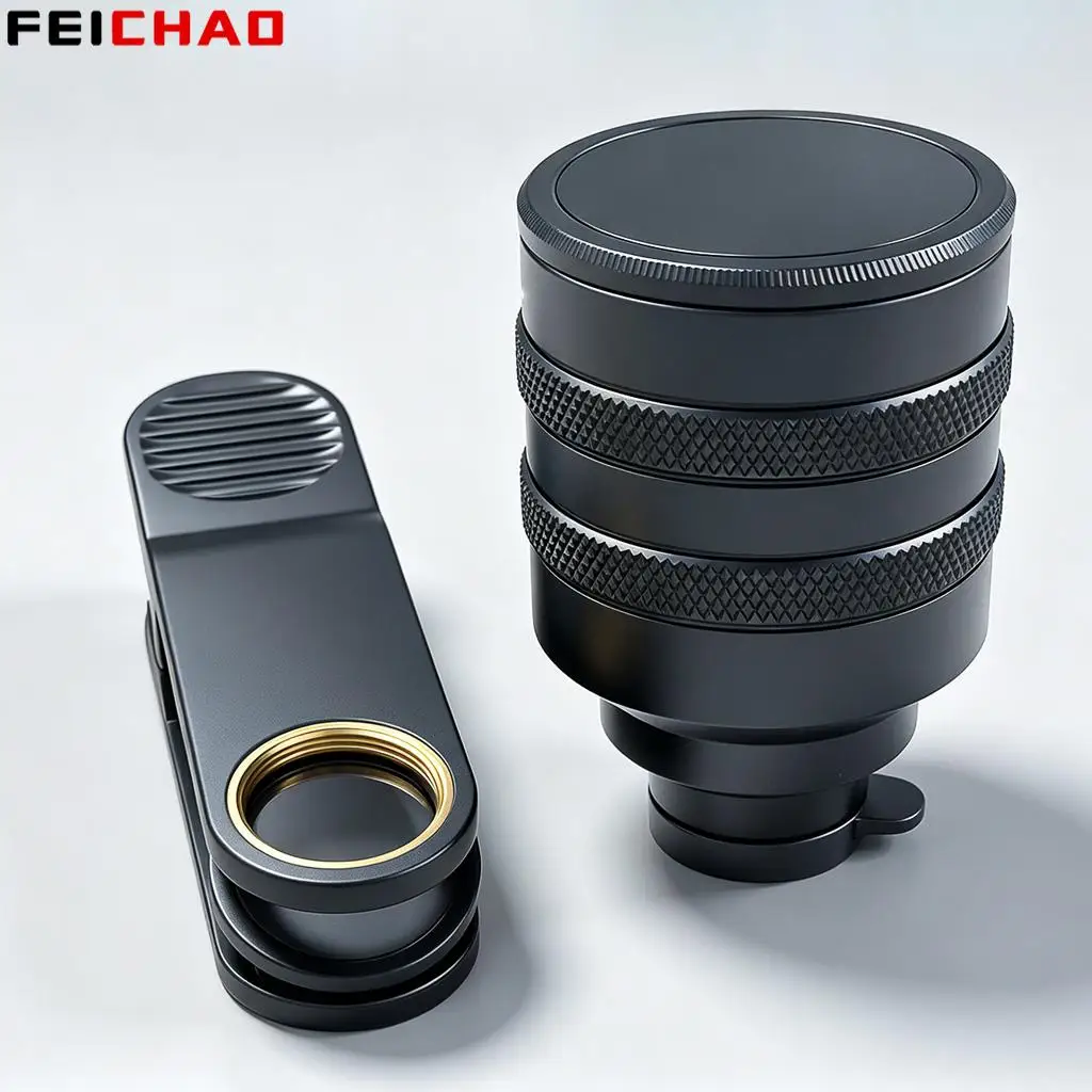 For iPhone 15‑17 Pro Max Universal 2X Telephoto Phone Camera Lens with Phone Clip for Xiaomi Android Phone Concert Shooting Kit