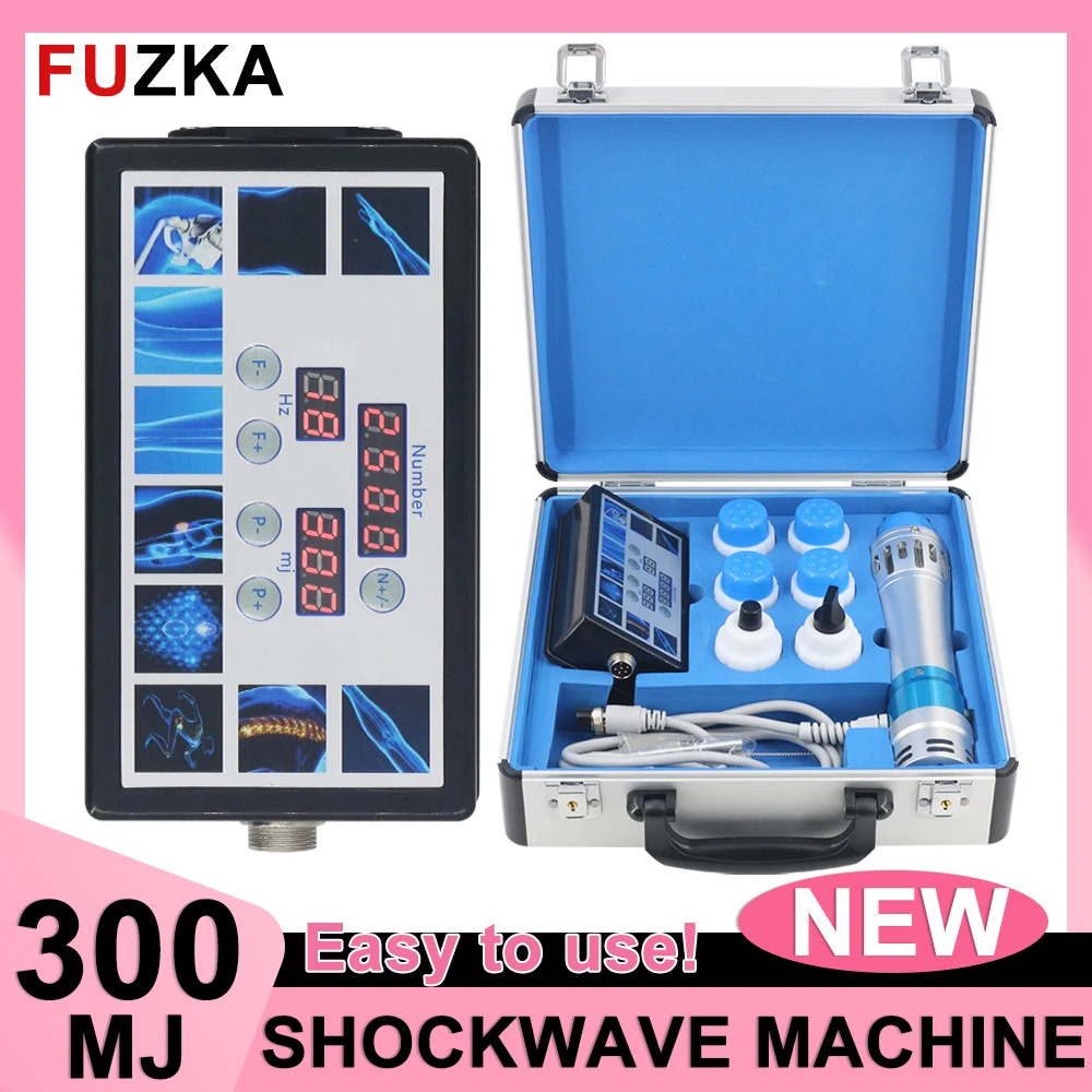 

New Shockwave Therapy Machine With 7 Heads Shock Wave Instrument For Erectile Dysfunction And Body Pain Relief 300MJ