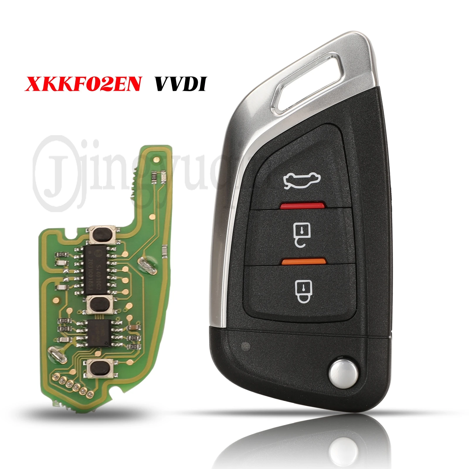 

jingyuqin Xhorse XKKF02EN VVDI Remote Smart Car Key For BMW Series Fob Universal 3 Buttons Control Key