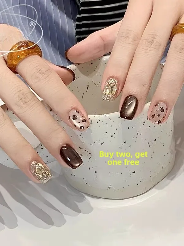 

White Enhancing ort Worn Nail Tips Eye Design Premium Feeling Finied Nail Patches Easy to Wear from China