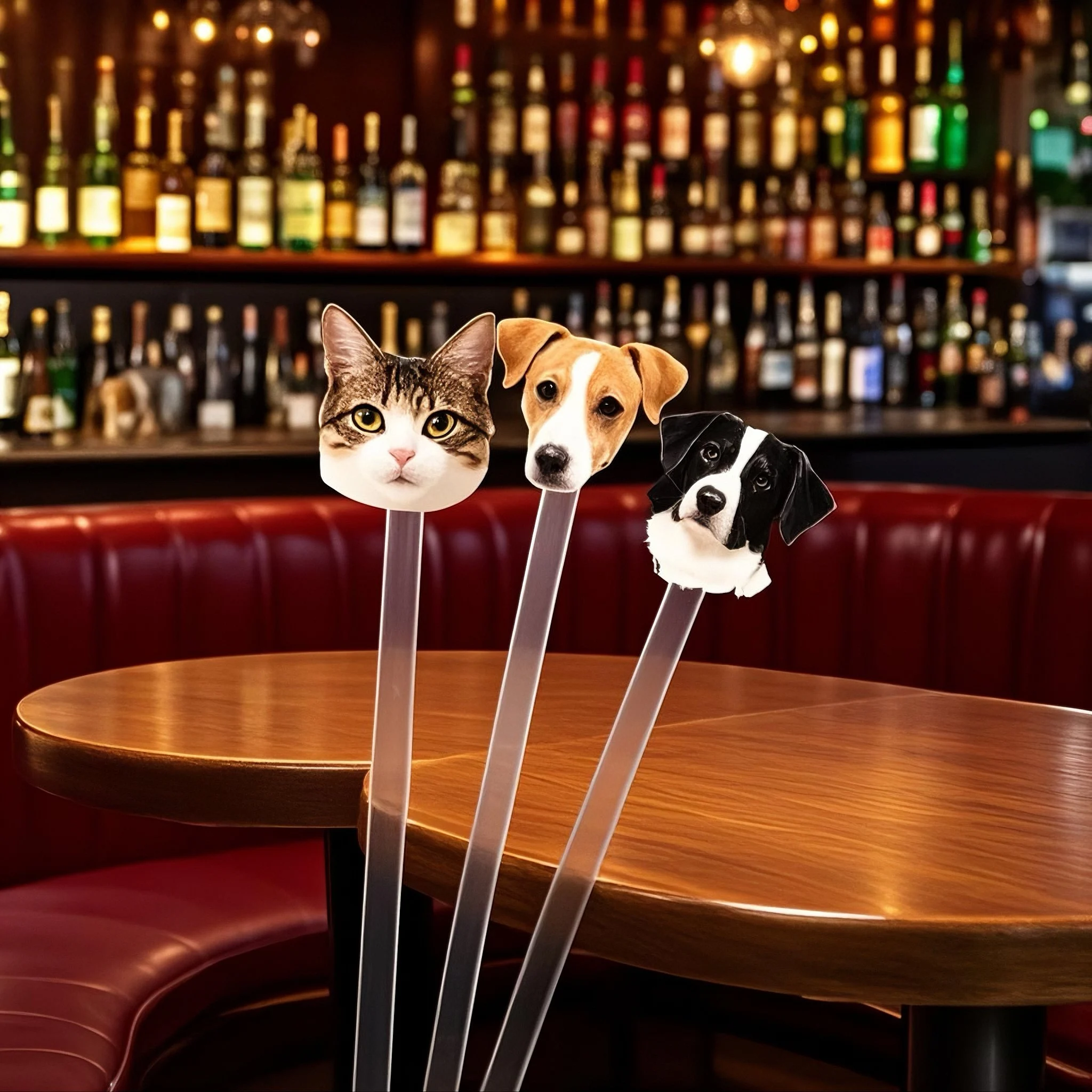 تخصيص صور شرب النمام الزفاف لصالح الجدول الديكور شخصية كوكتيل النمام الاكريليك حفلة شرب النمام الطرف S