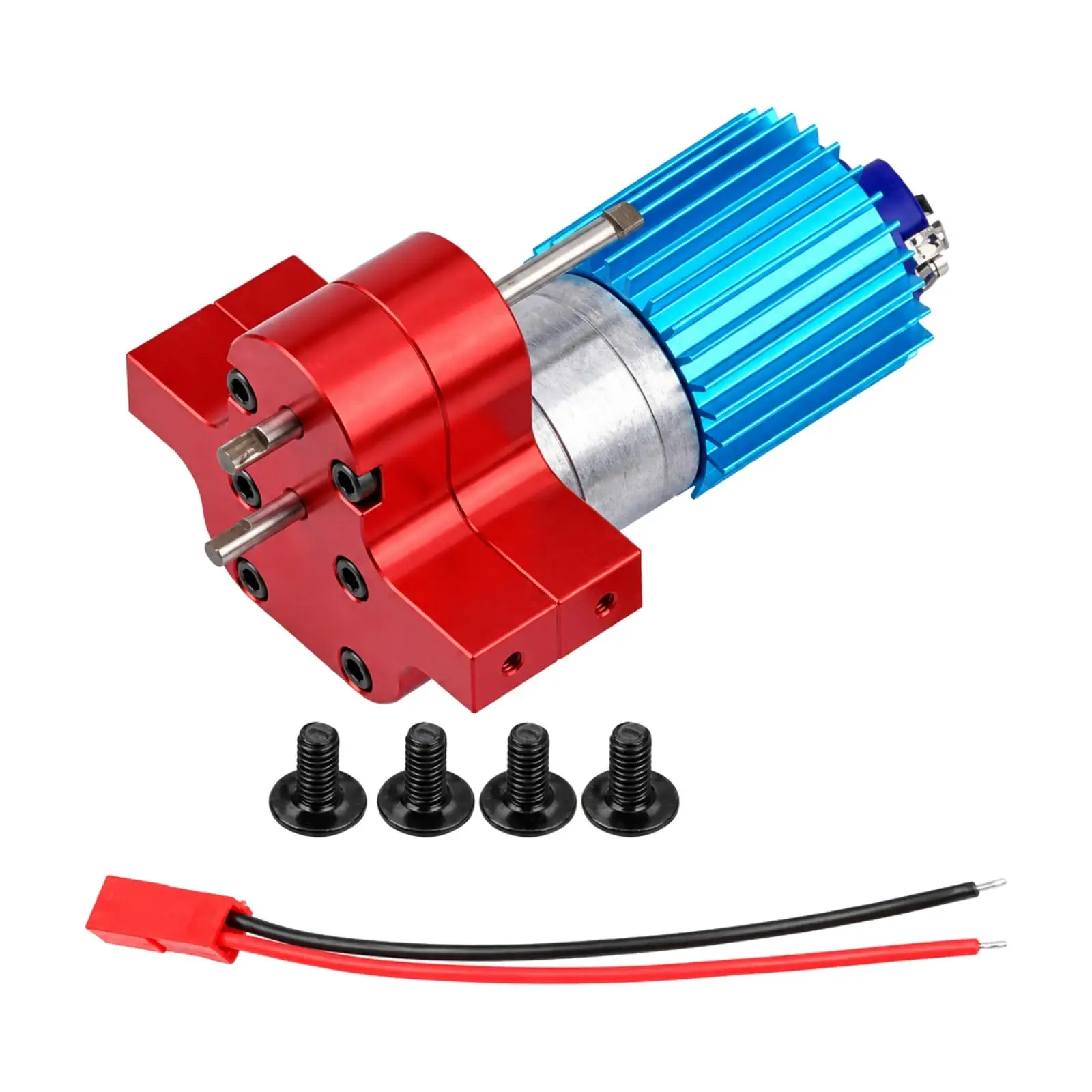 Compact Reduction Gear Car Motor 370 Brushed Geared DC 6V with 63mm Shaft for Truck Builds
