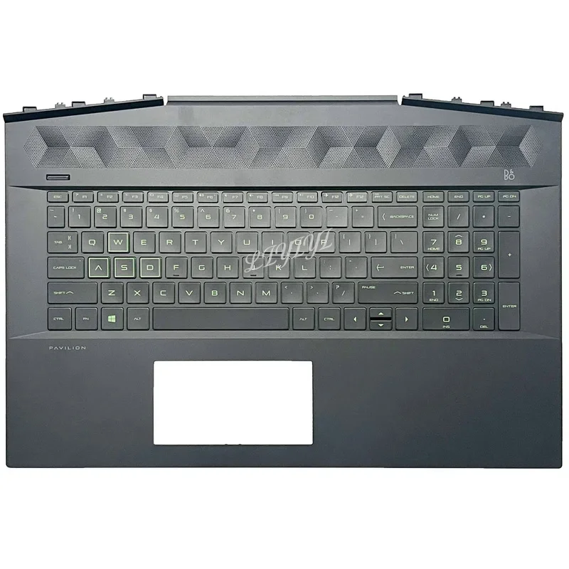 Original Gamer backlight laptop keyboard for HP Pavilion 17-CD TPN-C142 palmrest upper top case replacement keyboard